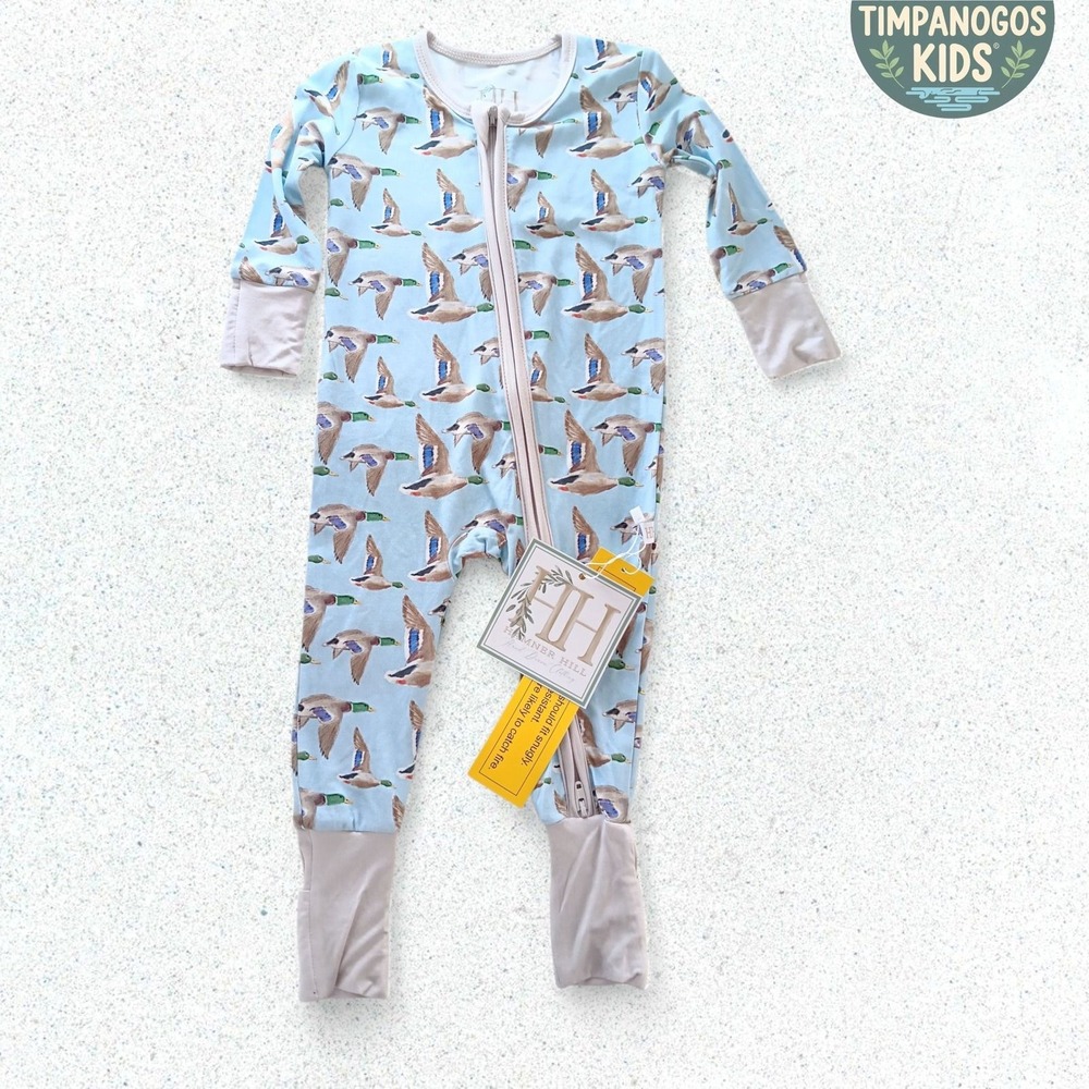 Hamner Hill NWT Ducks Bamboo Zippy | 3/6 M